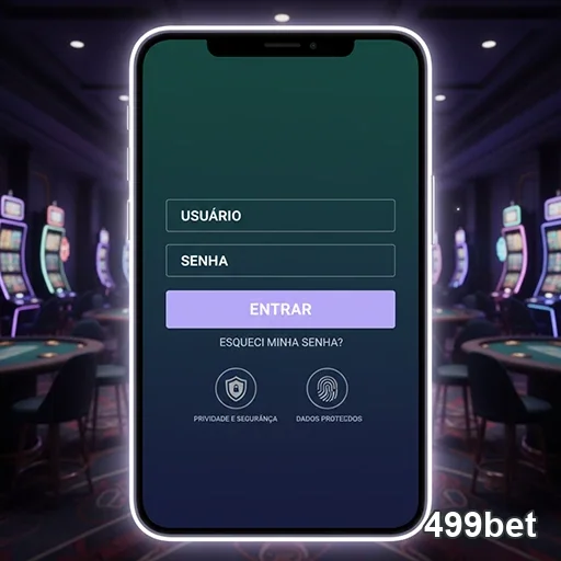Ilustração de Acesse o aplicativo cassino da 499bet com segurança e agilidade